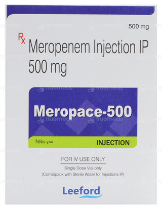 Meropace 500 MG Injection 10 ML